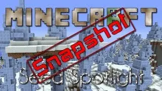 Minecraft Snapshot 13w37a Seed (works in 1.7.2) - Huge Ice Plains Spikes Spawn