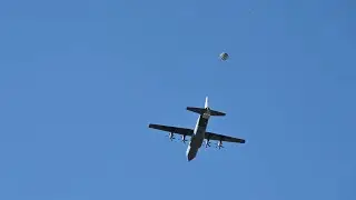 U.S. Army Heavy Drop Over Italy | 173rd Airborne Brigade Conducts Airdrop from C-130 #subscribe
