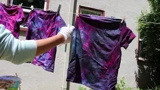 DIY Galaxy Tie Dye