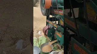 Wheat Thresher machine work wheat cleaning amazing 👍👍