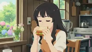 Kiki's Delivery Service's Healing Daily Life: Hot Cocoa and Fried Egg Toast in the Morning