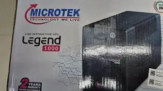 MICROTEK LEGEND 1000 UPS 1000VA/600W #computer #ups #powersupply #elec #electricitybackup #microtek 