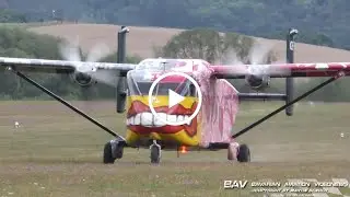 Short SC7 Skyvan - Pink Aviation Services OE-FDN - takeoff at Klatovy Airfield