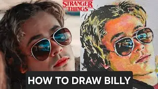 How to Draw Billy Hargrove from Stranger Things 