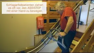 TOPRO Step – Hilfsmittel und Therapiegerät | So trainiert Kjell das Treppensteigen ganz eigenständig