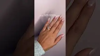 Marquise diamond engagement ring