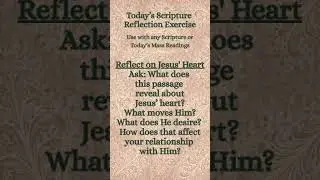 SCRIPTURE REFLECTION EXERCISE Use w/ daily reading or Scripture of your choice #devotions #bible