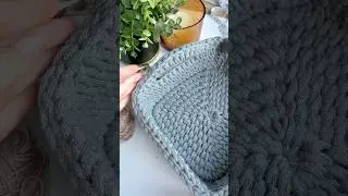 Crochet basket tutorial 🩶