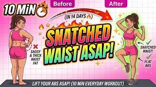 Standing Waist Workout 💕 Burn Belly Fat & Reduce Love Handles Fast