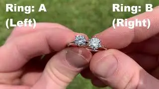 Можете ли вы отличить цвет бриллианта??? (цвет F и цвет H)