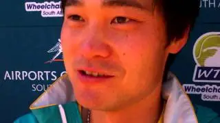 Shingo Kunieda from Japan at the ACSA Gauteng Open 2013