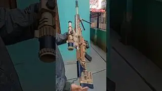 cardboard mk22 sniper rifle powerful shoots/gun/banduk/how to make paper gun#shorts#gun#army