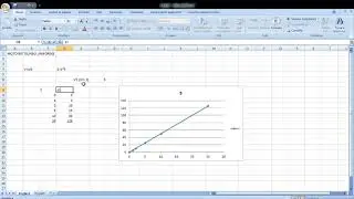 Moto rettilineo uniforme su Excel