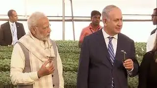 PM Modi, Israeli PM Netanyahu visits Centre of Excellence for Vegetables at Vadrad
