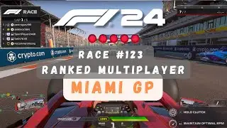 F1 24 Online Gameplay - Ranked Multiplayer @ Miami GP | Race 123