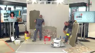 D&eacute;monstration de la colle &agrave; carrelage Webercol Flex Confort - Les D&eacute;mos d'Estelle