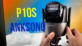 Camera 2K Zoom Optique 8X Anksono : P10 S Camera De Surveillance IP Wifi Compatible iOS Android