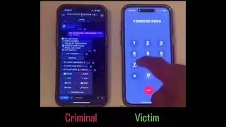 How cybercriminals do phishing calls via Telegram