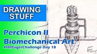 Perchicon 2 | Draw In a Biomechanical Style | #HRGigerChallenge