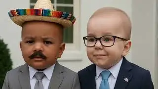 Baby Trump Talks About Meeting Democrat Leaders Chuck Schumer and Hakeem Jeffries.