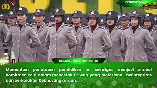 Danpas Gegana Korbrimob Polri Hadiri Upacara Penutupan Pendidikan  Anggota Polri Bintara Polwan