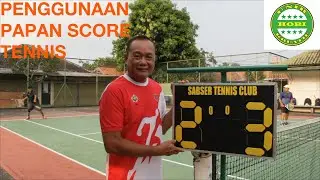 Penggunaan Papan Score Tennis Digital Manual