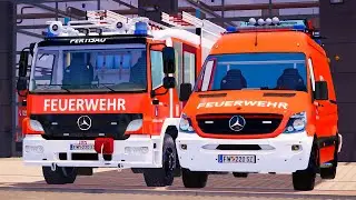 Emergency Call 112 - Austria New Pack Firefighter and Ambulance Rapid on Duty! 4K
