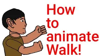 How to Animate Walk Cycle! | Drawing Cartoons 2 | Tutorial