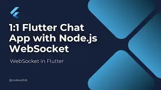 1:1 Flutter Chat App with Node.js WebSocket | Real-Time Messaging Tutorial