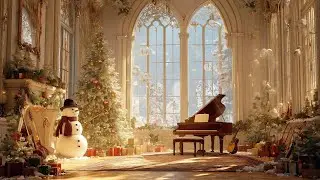 Peaceful Holiday Piano Music 🎄 Classical Christmas Piano Music in Magical Winter Palace Ambience
