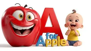 A for apple | ए फाॅर एप्पल | abcd | ABCD Phonics Song | ABC Cartoon for Toddlers | एबीसीडी #babyabc