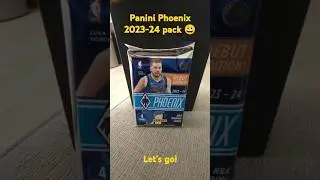 Opening Panini Phoenix 2023-2024 Pack 👍 Let's go! #basketball #cards #paninibasketball #sports