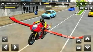 New Flying Motorbike Simulator 2020 - City Bike Pilot - Android Gameplay 2025 #21