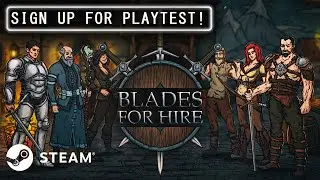 Blades For Hire - Official Playtest Trailer | Dark Fantasy Mercenary Guild RPG