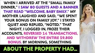 When I Arrived At The “Small Family Dinner,” I Saw 80 Guests And A Banner That Read “Welcome, Baby