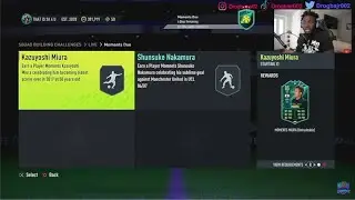 FIFA 22  (Moments Duo) Players Moments Nakamura SBC & Players Moments Miura SBC | Drogbajr