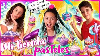 EXPECTATIVA VS REALIDAD de PASTELES y DULCES 🧁 MI PROPIA PASTELER&Iacute;A de SQUISHIES y SLIME SLIMI CAFE