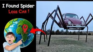 I Found Spider Legs Car 🚗🥰 #earth #map #viralvideo #trending #spiderman 