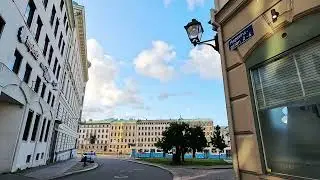 Gothenburg Sweden walk from  Kyrkogatan to Lilla torget 4k