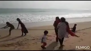 Tug of War Game at PURI Beach,Odisha by POWERGRID's Employees.