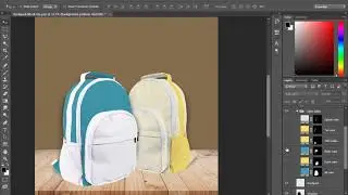 Backpack mockup tutorial