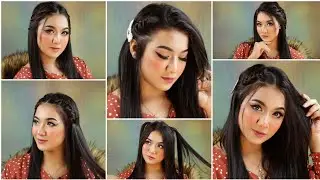 6 Easy Hairstyles For Girls || ৬ টি সহজ হেয়ারস্টাইল মেয়েদের জন্য  || Open Hairstyles