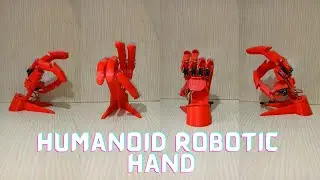 MAKE YOUR OWN HUMANOID ROBOTIC HAND IN HINDI #robotics