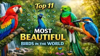 Top 11 Most Beautiful Birds in the World | Relaxing, Meditative, Stress Relief Music #birds #nature