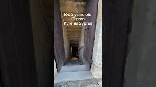 Cistern of Cyprus 1000 years old #travel #tourism #explore #cyprus #girne #waterstorage #cistern