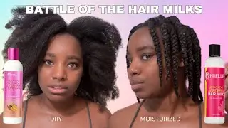 Battle of the Hair Milks! 🤍| Mielle Organics Avocado vs Rice Water Moisturizing Hair Milk