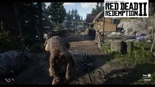 Arthur Morgan doing his usual business ||red dead redemption 2