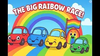 The Big Rainbow Race! 🚗✨ | Fun Color Adventure Story for Kids
