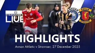 Highlights | Annan Athletic 2-2 Stranraer, 27 December 2025