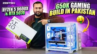 650K Gaming PC Build Pakistan 2026 | Ryzen 5 9600X + RTX 5070 Beast 🔥 Full Build & Benchmarks
